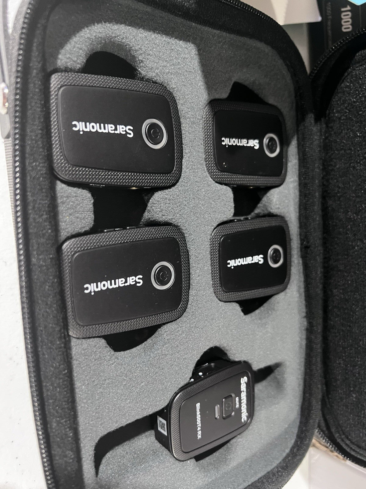 Saramonic Blink 500T4 4 Person Wireless Lavalier Microphone System