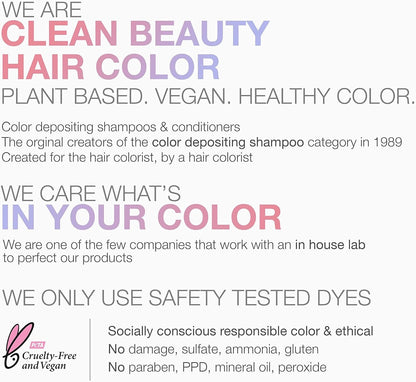 CELEB LUXURY VIRAL HAIR COLOR /COLOR WASH COLOR SHAMPOO ROSE GOLD  8.25oz