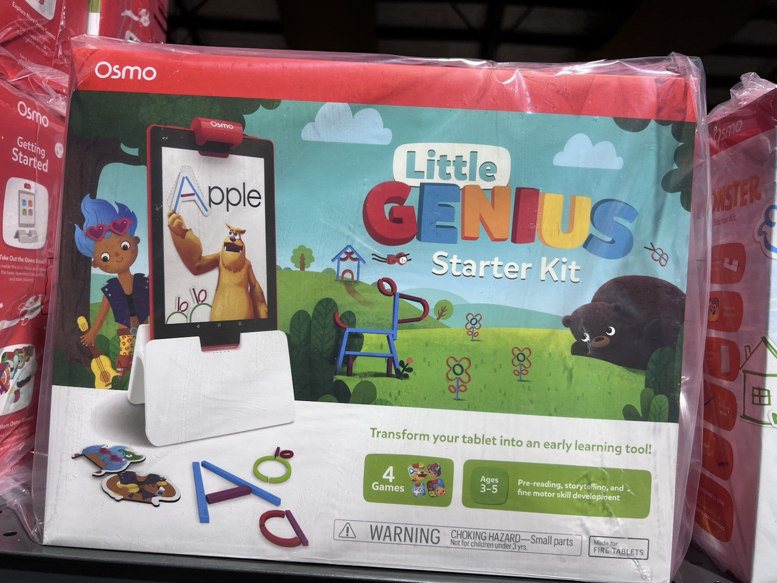 Osmo Little Genius Starter Kit for iPad Ages 3-5 Homeschool  Math New Sealed