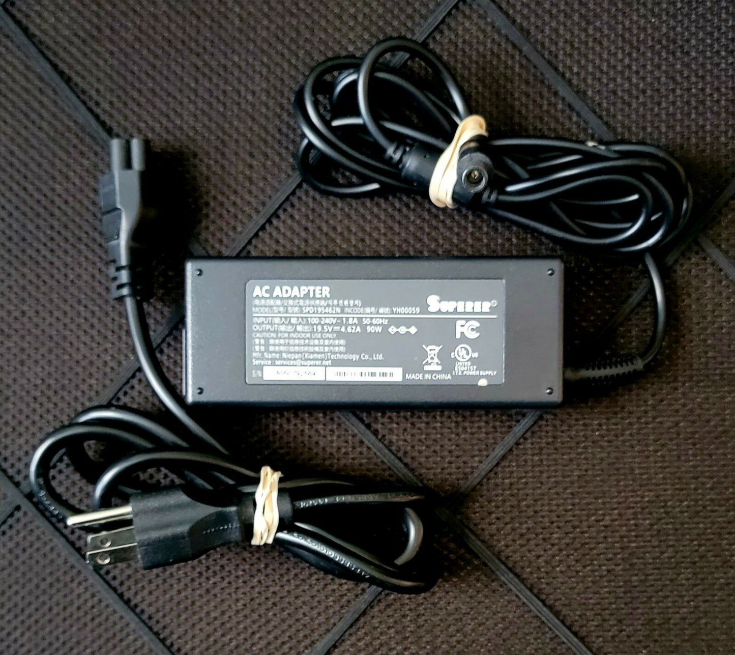 SUPERER AC Adapter SPD195462N for Dell Laptop Computers