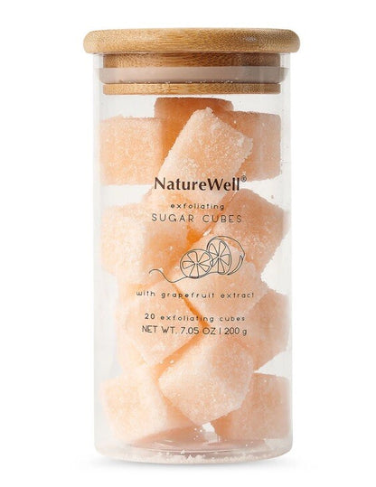 NatureWell Exfoliating Sugar Cubes - Grapefruit and Coffee Infusion - 2 Pk - NEW