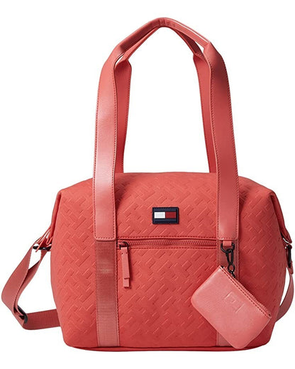 Tommy Hilfiger Duffle Bags Drew II – Convertible Duffel with Pouch – TH Bias