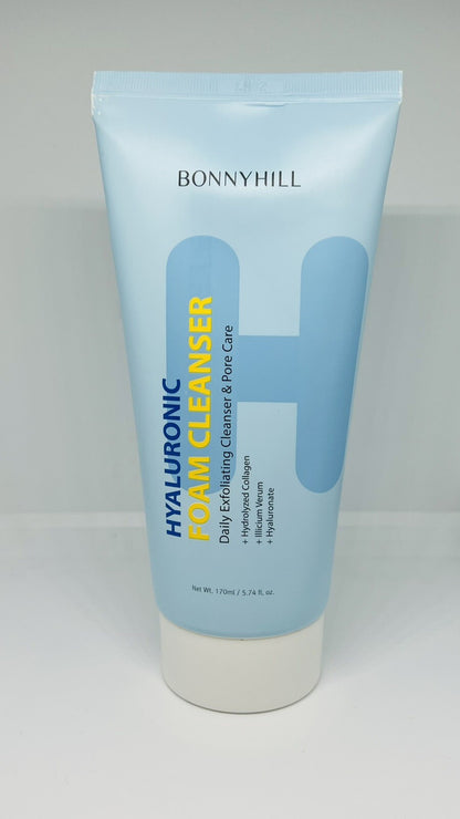 Bonnyhill Hyaluronic Foam Cleanser Daily exfoliating cleanser & Pore Care 5.74oz