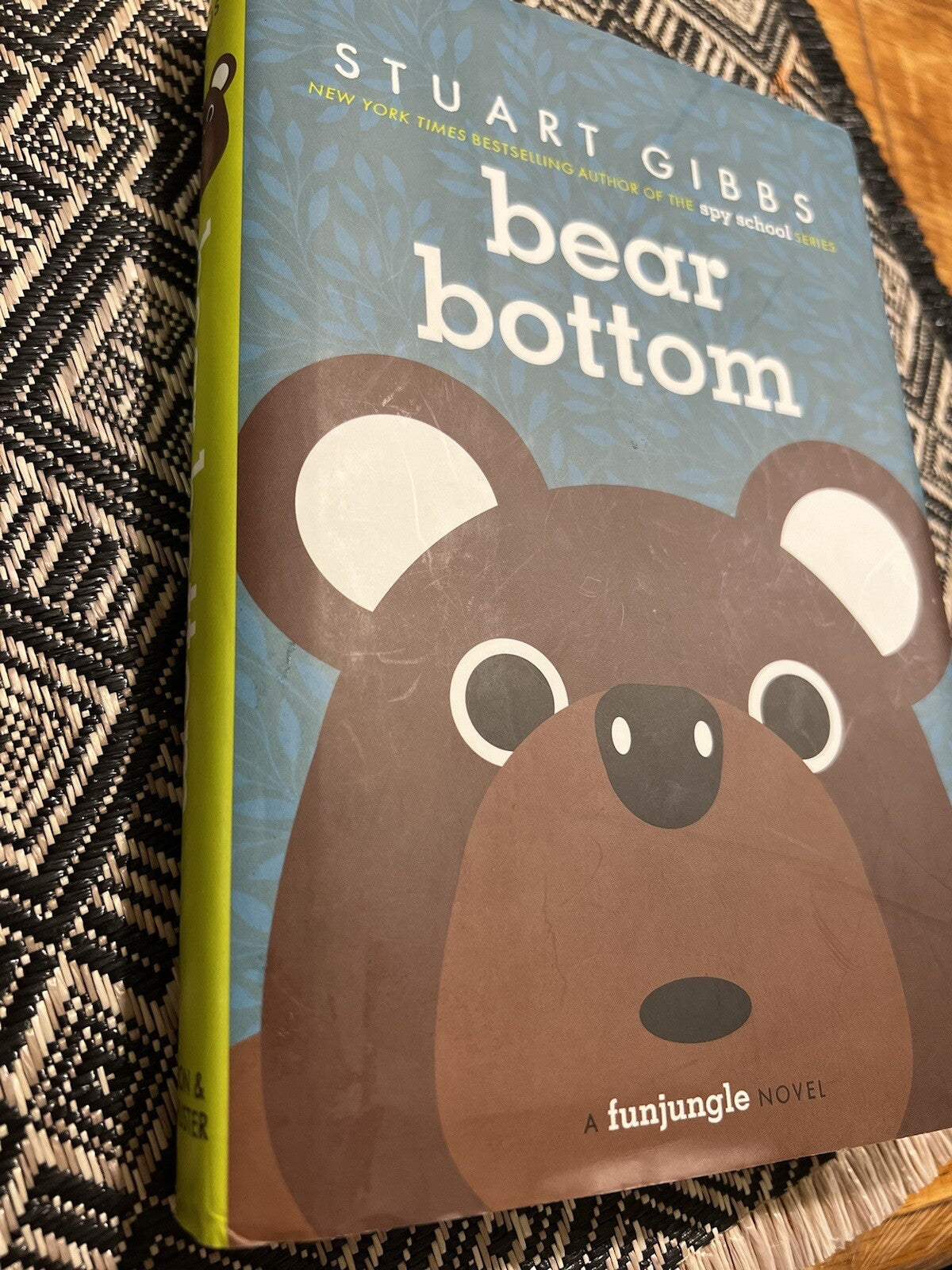  Bear Bottom ( A funjungle Novel) Hard cover book by Stuart Gibbs