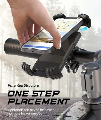 H18 Bike Phone Mount - Universal Phone Holder Bike/Motorcycle Fits 4.7 - 6..8"