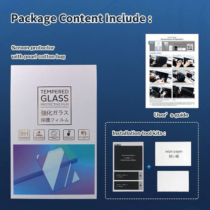 Tempered Glass Screen Protector Protective Film For 9inch Car Radio GPS Player