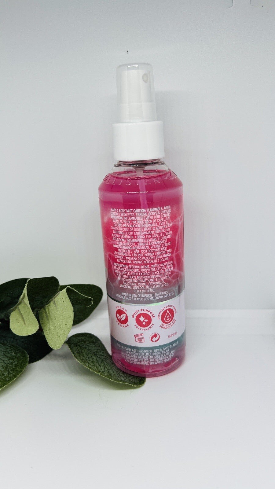 HOLLISTER PARADISE PINK WATERMELON/JUICY CITRUS Hair  & Body Mist 6.7 Fl Oz New
