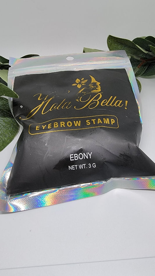 Hola Bella Eyebrow Stamps, Ebony .3 G