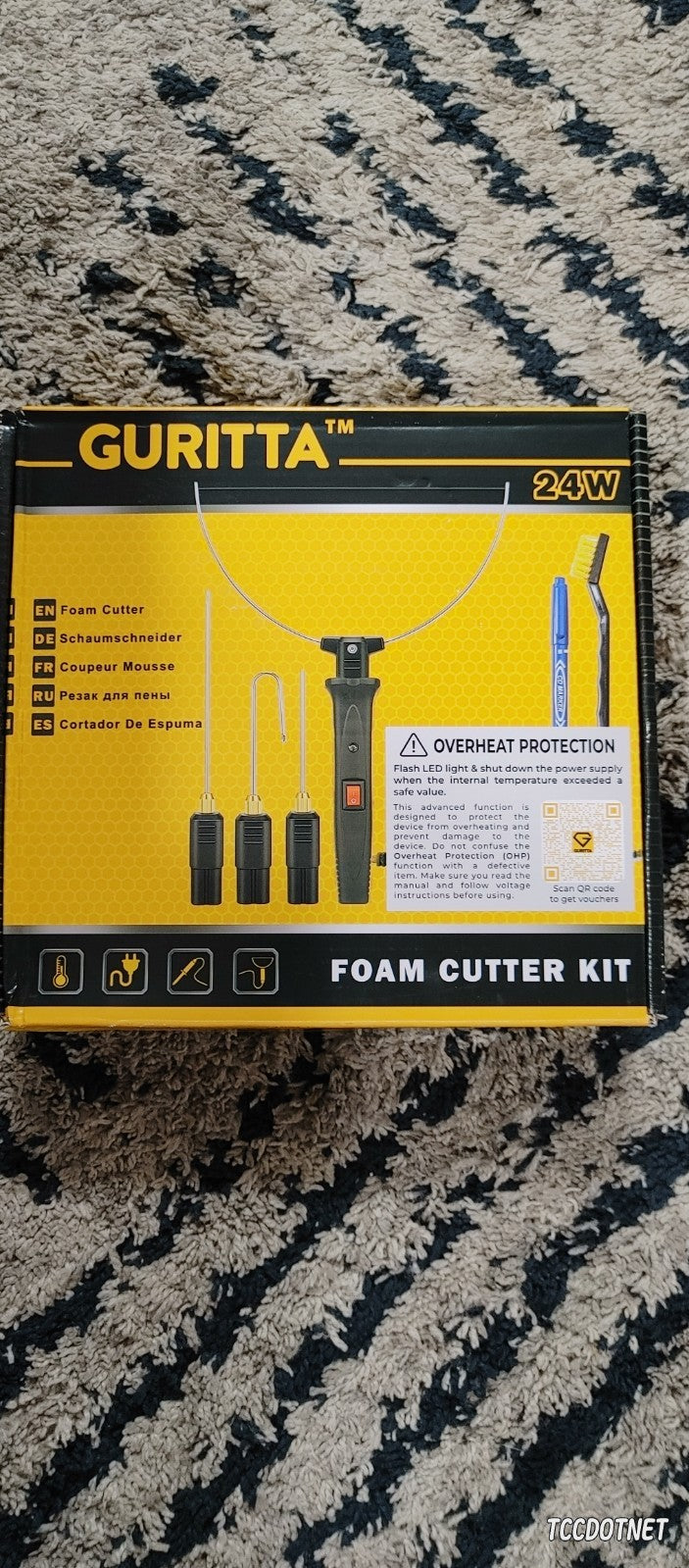 Foam Cutter Set Electric Styrofoam Cutting Machine Tool Pen /w Voltage Adaptor