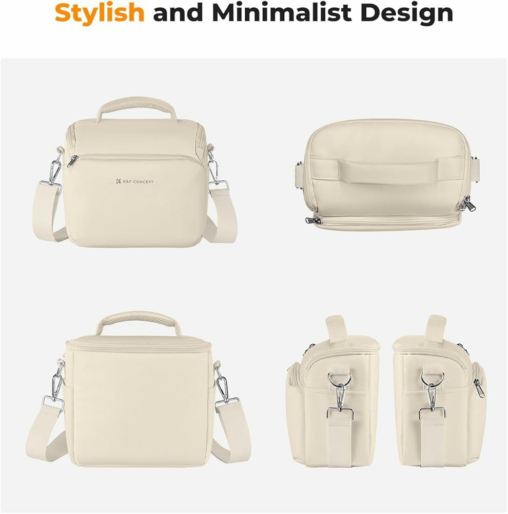K&F Concept Small Camera Sling Bag for DSLR/Mirrorless Waterproof Shoulder Bag
