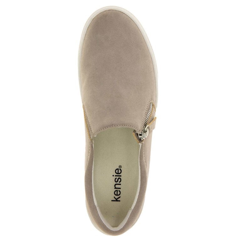 Kensie Womens Soren loafer slip on Beige Size 7.5 New