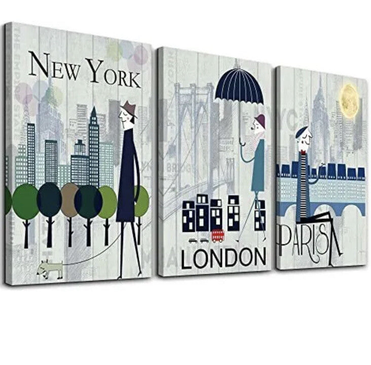 Canvas Wall Art For Living Room Family Wall Decorations For Bedroom Bathroom ...