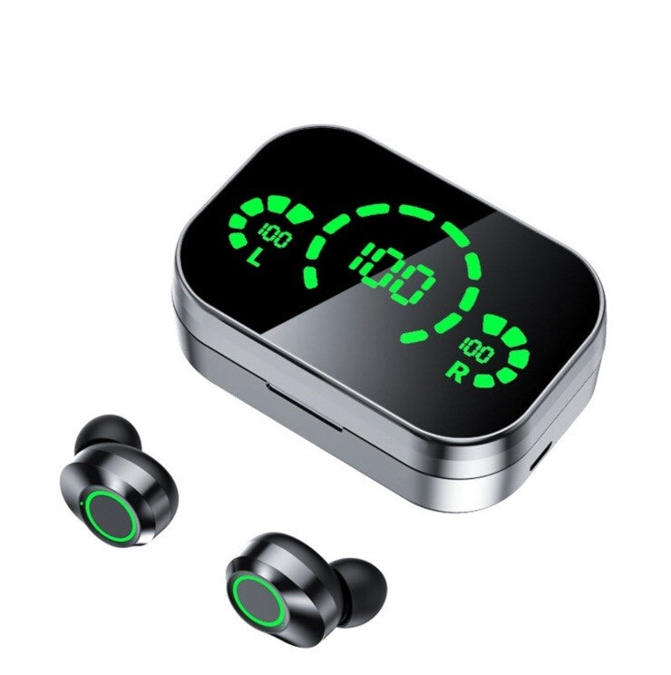 YD03 Wireless Bluetooth In Ear Headset Large Screen Smart Digital Display NIB