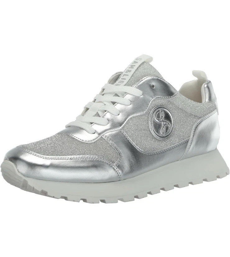 Sam & Libby Women's Randal Sneaker Lace Up Size 8.5 Silver