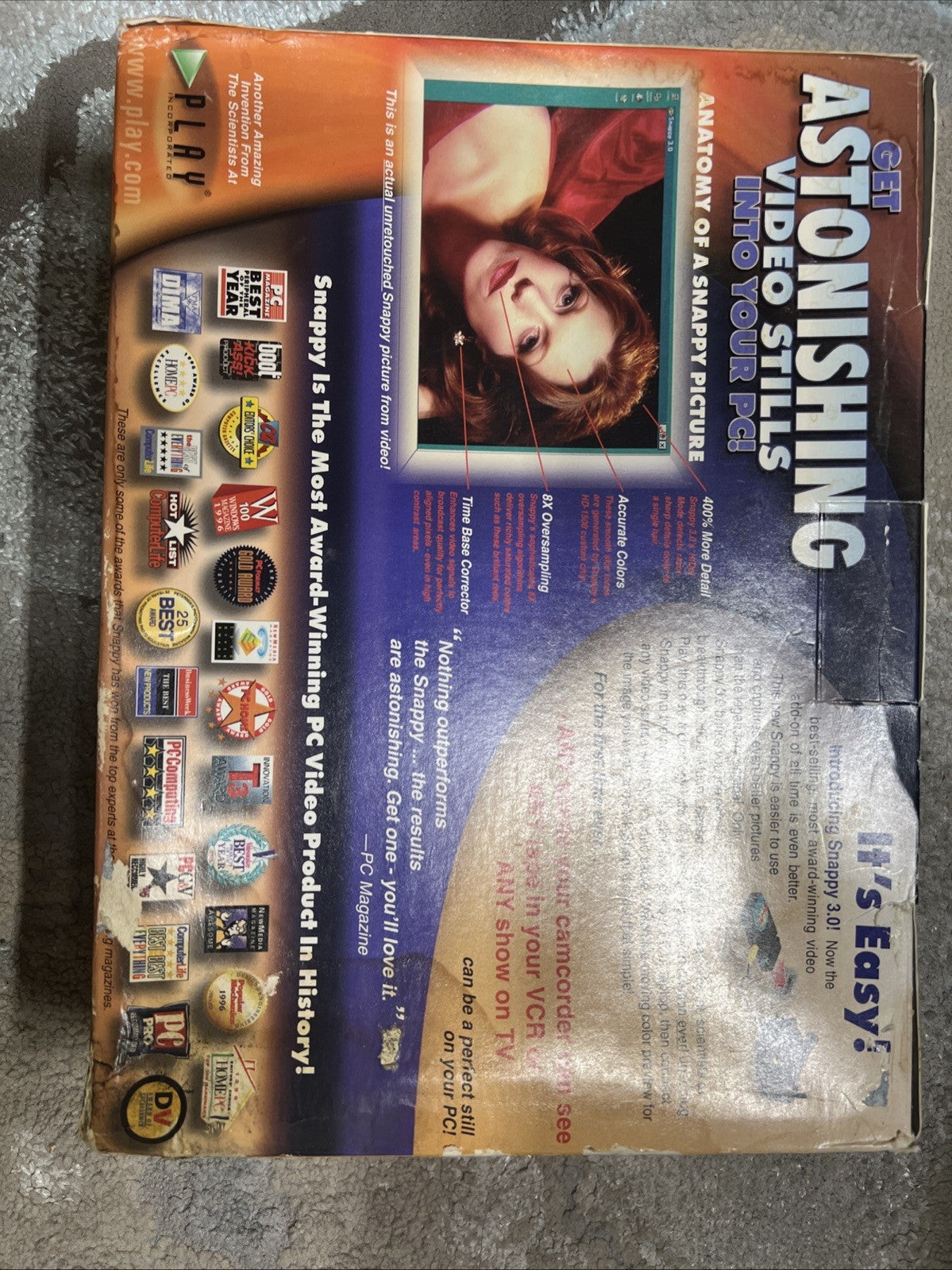 Vintage Snappy Video Snapshot PC Gizmo Version 3.0 software