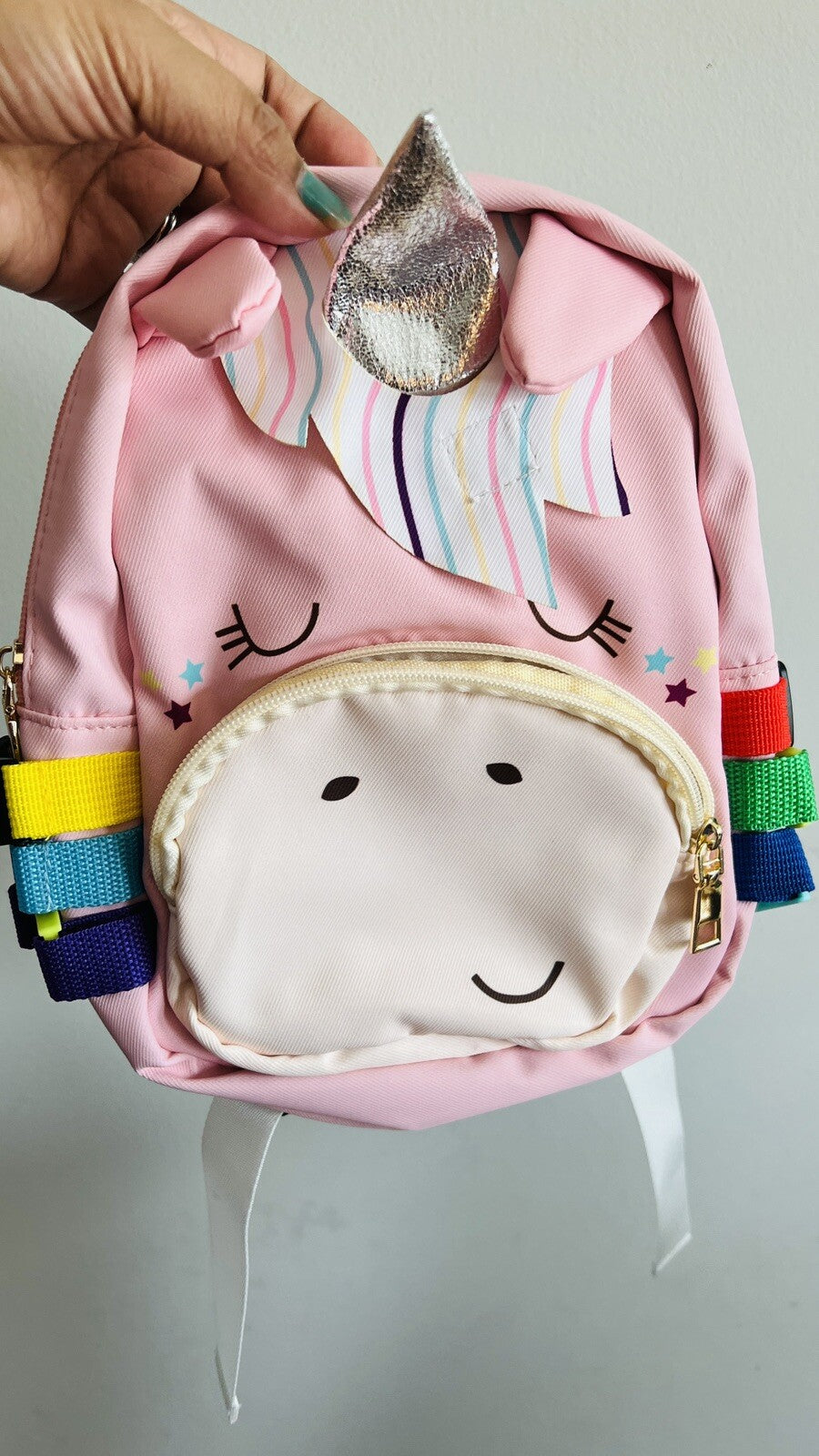 Toddler Girl Unicorn Shoes Size 11  & Busy Board Unicorn Backpack Set New