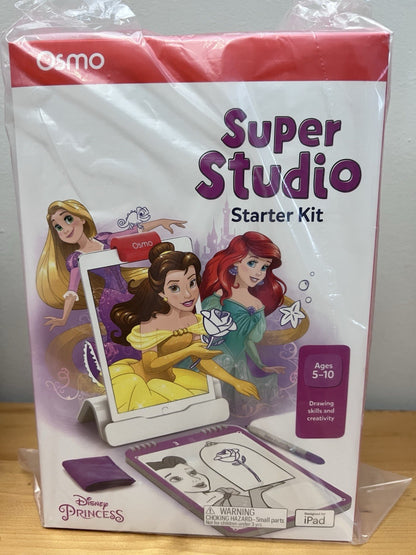Osmo Super Studio Disney Princess Starter Kit Ages 5-10 Drawing and Creativity
