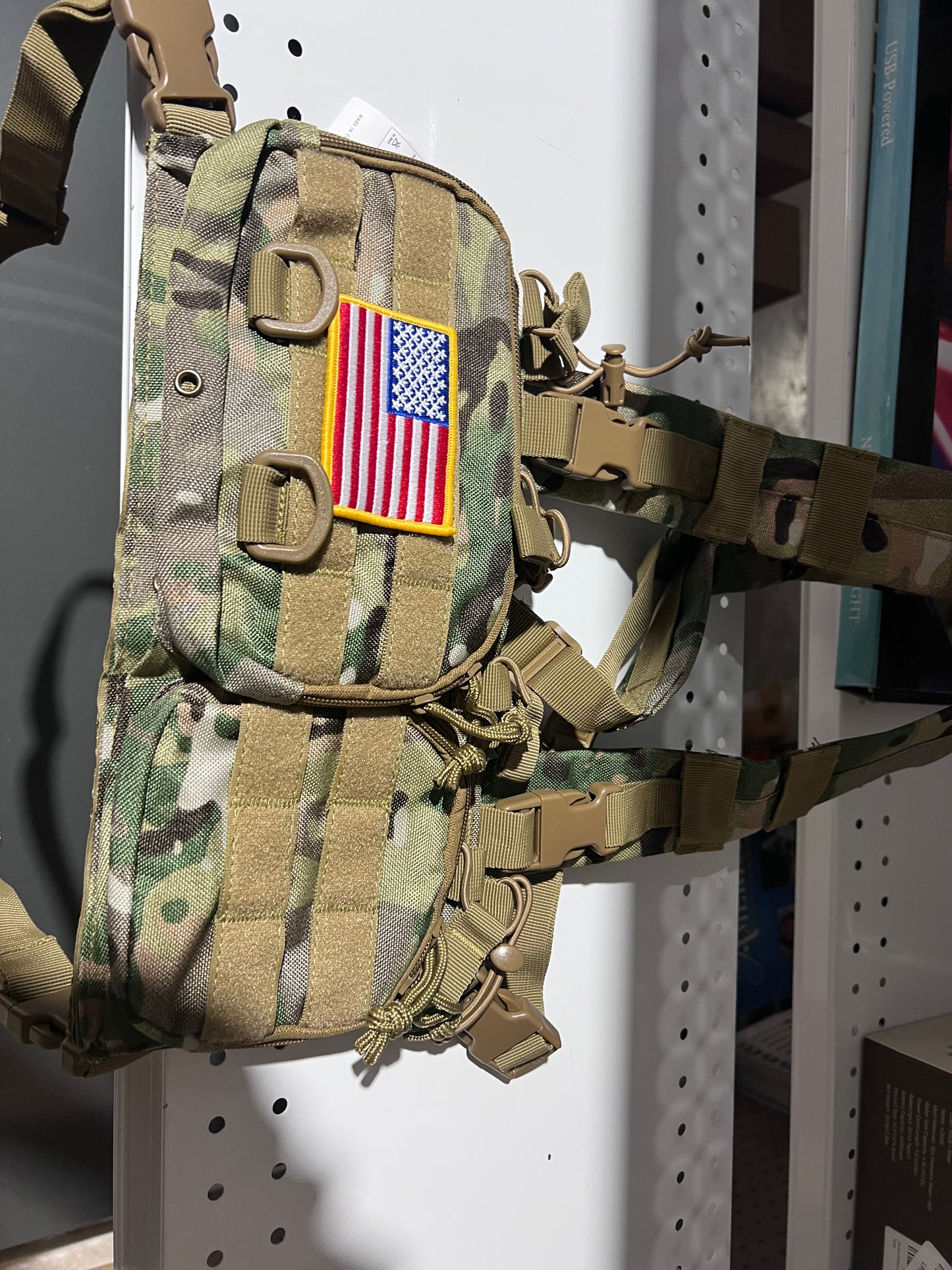 GENILU Tactical Chest Bag with quick release system Molle chest bag