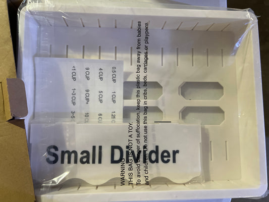 Lid Organizer Expandable Large White