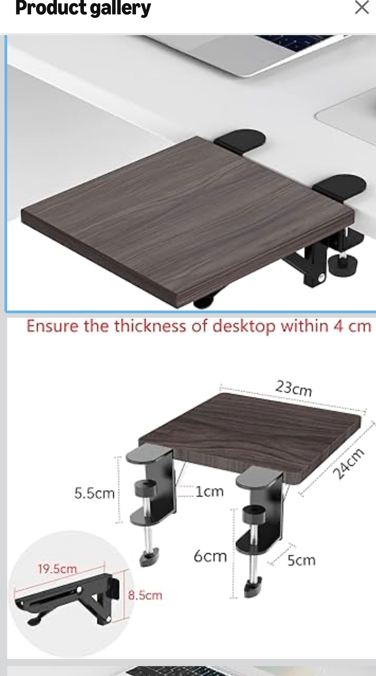 Sisyphy Ergonomic Desk Extender