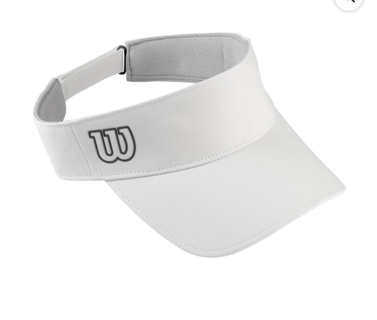 Wilson Ultralight Adjustable Men Tennis Visors, White