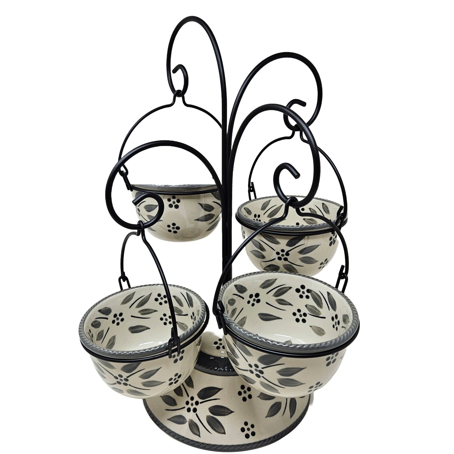 Temp-tations Ramekins Fondue tree for sauces, altar tree to hold crystals, Dipping sauce or appetizer display dishes, Unique herb storage bowls