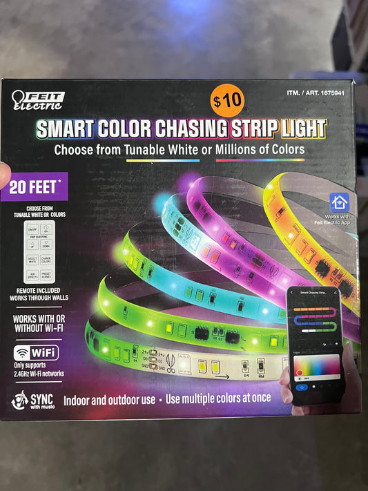 Smart color strips open box