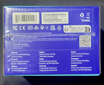 TP Link 5 Port Gigabit Switch