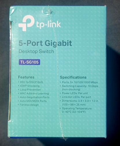 TP Link 5 Port Gigabit Switch