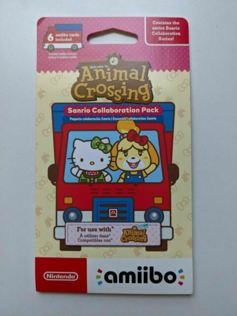 New Nintendo amiibo Animal Crossing Sanrio Collaboration Pack - 6 Cards Pack
