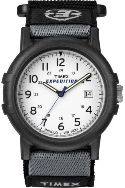 Timex T49713 Men's Expedition Camper Black Nylon Band 38mm Band Watch 3 New